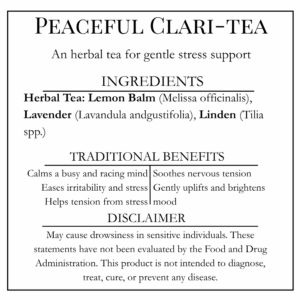 Peaceful Clari-Tea